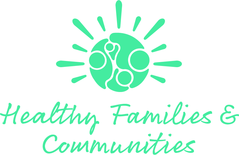 Healthy Families & Communities logo in green